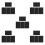 20Pcs Black Aluminum Stamping Blanks Versatile Engraving Plates 5