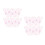 200Pcs Lightweight Pink Mini Eyelash Comb Eyebrow Lash Separator Tool 3