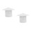 2Pièces Cache PVC Solide Antipluie Usage Extérieur 5