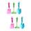 2 Sets Sand Digging Toy Gardening Tools Portable Child 6