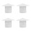 4Pièces Bouchons PVC Accessoire Étanche Pour Maison 5