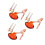 9Pcs Caviar Shell Spoons Lightweight Small Spoons for Soup Dessert Use 7
