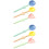 6 Pcs Dessert Spoons Cartoon Dessert Shape Spoon Home Tableware 4