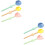 6 Pcs Dessert Spoons Cartoon Dessert Shape Spoon Home Tableware 5
