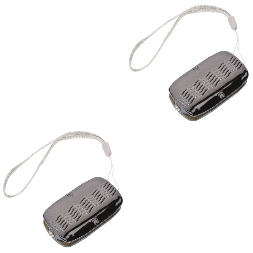 2Pcs ABS Car Windshield Wiper Strip Repair Tool Black Easy DIY Fix 1