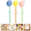 6 Pcs Dessert Spoons Cartoon Dessert Shape Spoon Home Tableware 8