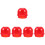 5Pcs Red Pc Warning Light Parts Easy Install Replacement Covers 4