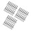720Pcs Plastic Curved Sock Hanger Hooks Black for Shop and Laundry Use 4