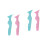 2 Pack Eye Liner Stencil Tool Silicone Applicator Eyeliner Stencils 3