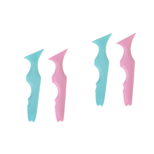 2 Pack Eye Liner Stencil Tool Silicone Applicator Eyeliner Stencils 2