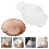 2Pcs Coffee Colored Glass Candle Covers Windproof Decorative Holders 8