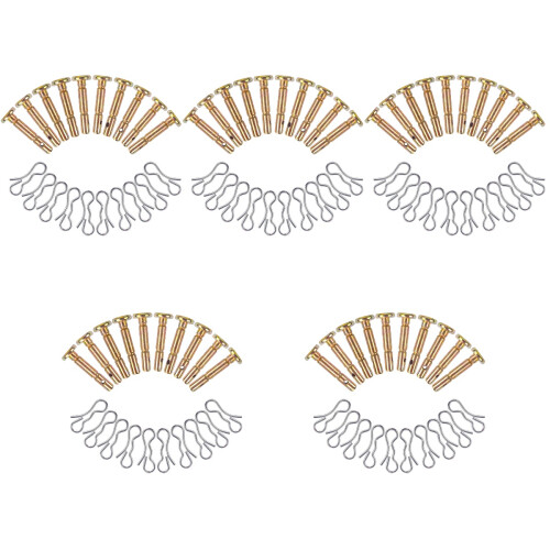 5Sets Shear Pin Kit Stainless Steel Durable Assorted Colors 1
