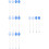 16Pcs Blue Glass Coffee and Dessert Scoops Comfortable Long Handle 6