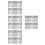 400Pcs Black Compact Plastic Eyelash Separator Tool and Eyebrow Comb 2