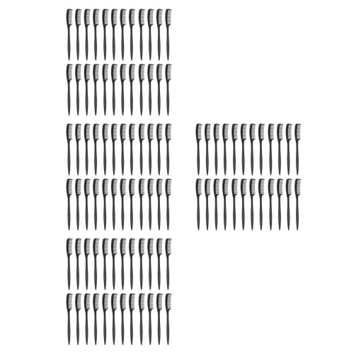 400Pcs Black Compact Plastic Eyelash Separator Tool and Eyebrow Comb 1