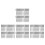 400Pcs Black Compact Plastic Eyelash Separator Tool and Eyebrow Comb 3
