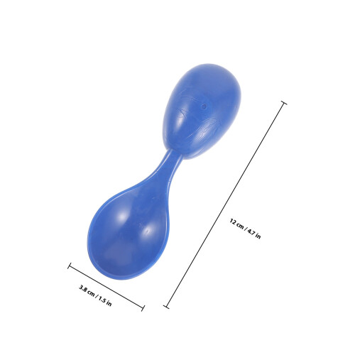 Durable Blue Rubber Spoon For Home And Facility Safety 1