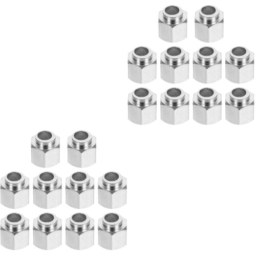 20Pcs Hexagonal Silver Hand Twist Nuts 3D Printer Parts Carbon Steel 1