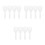 12Pcs Heat Resistant White Plastic Rice Paddle Spoon for Serving Rice 3
