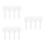 12Pcs Heat Resistant White Plastic Rice Paddle Spoon for Serving Rice 7