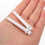 15Pcs White Plastic Bobbin Winder Spindle Sewing Machine Parts Durable 7