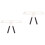 2Pcs Eyebrow Drawing Tool Brow Stencils Kit Beige for Quick Makeup Use 3