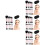 40Pcs Black Mini Makeup Brushes Travel Kit with Storage Bag 5