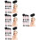 40Pcs Black Mini Makeup Brushes Travel Kit with Storage Bag 6