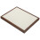 Beige Wooden Ring Display Holder with Sponge Pad for Showcase 7