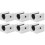 6Pcs Aluminum Linear Guide Rail Bearing Blocks Silver Slide Blocks 3