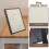 Beige Wooden Ring Display Holder with Sponge Pad for Showcase 8