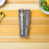 1Set Brown Stainless Steel Camping Eating Utensils Set with PP Handle 3