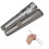 1Set Brown Stainless Steel Camping Eating Utensils Set with PP Handle 6