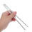 1Set Brown Stainless Steel Camping Eating Utensils Set with PP Handle 7