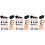 30Pcs Black Mini Makeup Brush Set Travel Friendly with Case 3