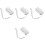 4Pcs Silver Car Wiper Strip Repair Tool Easy DIY Windshield Accessory 2