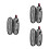 3Sets Portable Stainless Steel Picnic Tableware Set Outdoor Dinner Kit 2