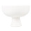 2Pcs Beige Ceramic High Base Dessert Bowls Multi-Use Serving Bowls 11