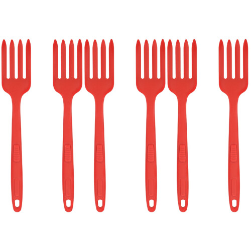 3 Pack Silicone Kitchen Utensils Fork Mixing Pasta Forks Large Noodle 2