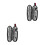 2Sets Durable 304 Stainless Steel Camping Cooking Utensils Set Silver 6