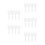 20Pcs Comfortable Grip Plastic Rice Ladle Nonstick Cooking Spoon 5