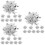 30Pcs Silver Plastic Cheerleading Pom Poms Durable Dance Props 6