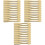36Pcs Compact Golden Makeup Spatulas ABS Beauty Cream Applicators 2