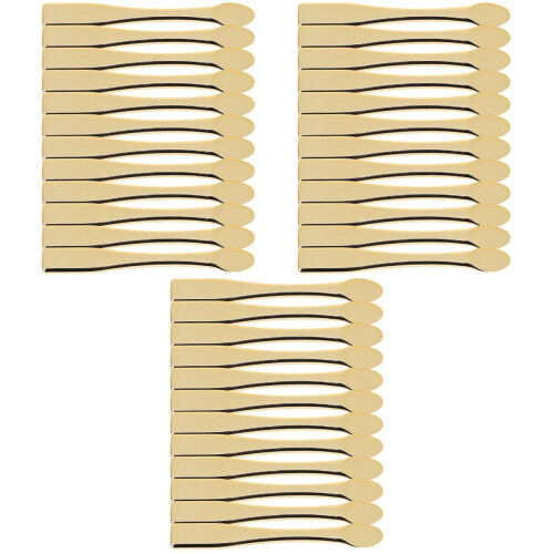 36Pcs Compact Golden Makeup Spatulas ABS Beauty Cream Applicators 1