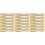36Pcs Compact Golden Makeup Spatulas ABS Beauty Cream Applicators 3