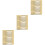 36Pcs Compact Golden Makeup Spatulas ABS Beauty Cream Applicators 4