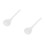2Pcs White Porcelain Ramen Spoons Durable Soup Ladles for Kitchen Use 6