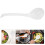 2Pcs White Porcelain Ramen Spoons Durable Soup Ladles for Kitchen Use 8