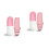 2Pcs Windproof Pink Compact Umbrella with Portable Capsule Case 3