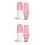 2Pcs Windproof Pink Compact Umbrella with Portable Capsule Case 4